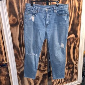Old Navy Light Blue Straight Jeans